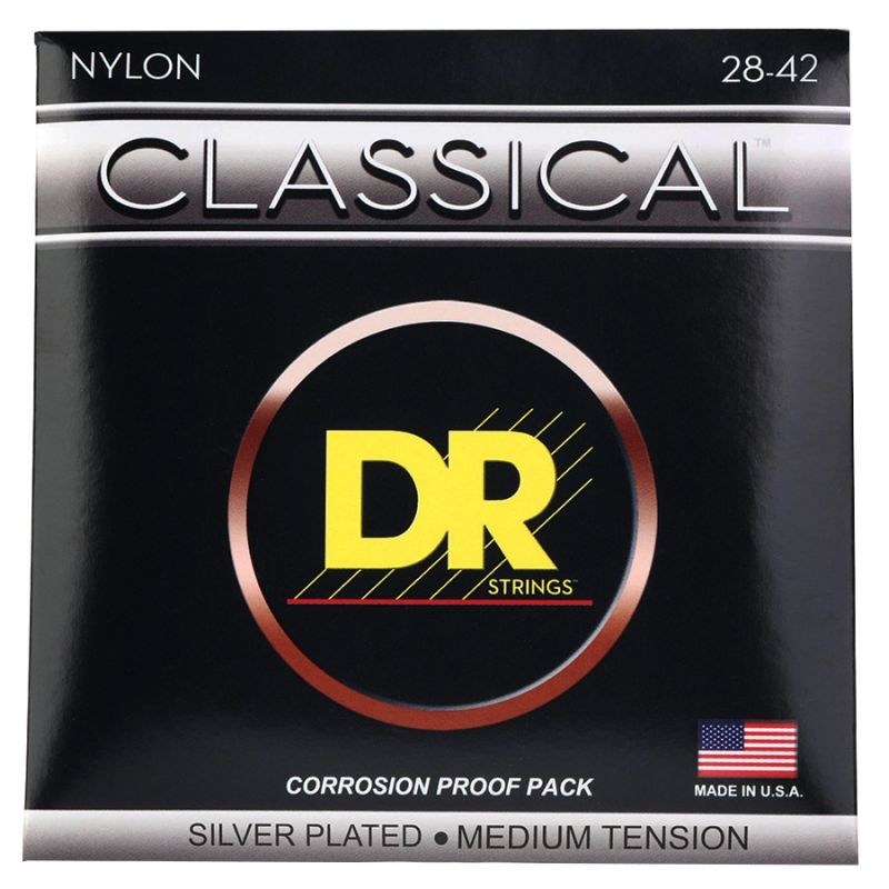 Набір струн DR Strings CLASSICAL NYLON Medium Tension